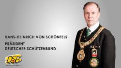 Der Präsidentenbrief von Hans-Heinrich von Schönfels, Präsident des Deutschen Schützenbundes